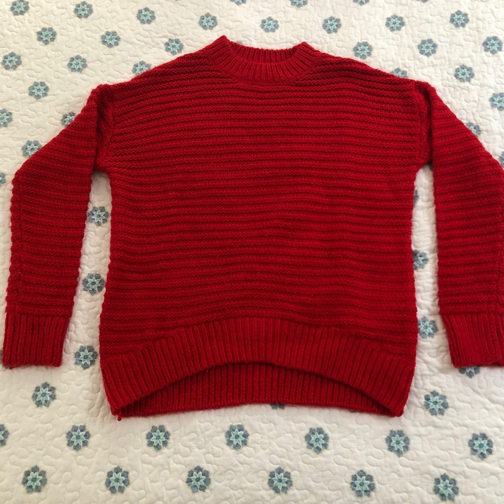 Chunky red sweater from H&M